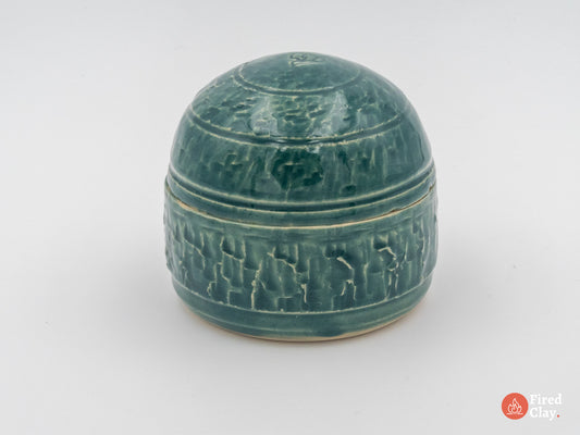 Celadon Box Jar