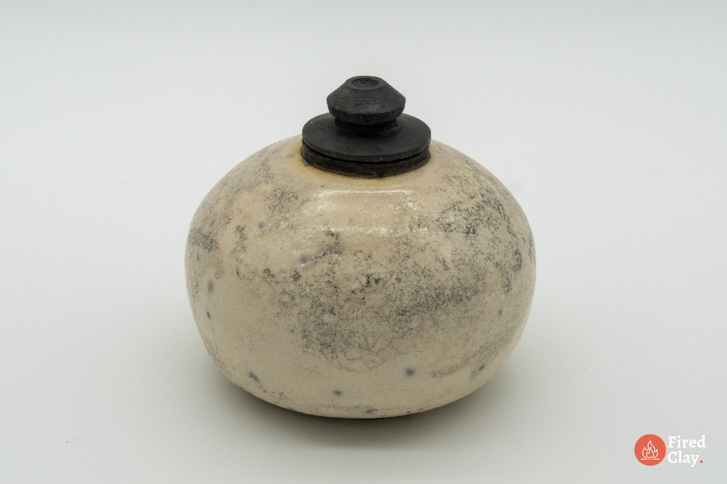 Raku Moon Jar