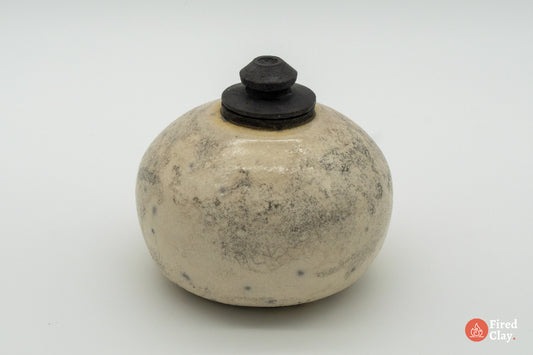 Raku Moon Jar
