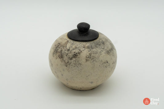 Raku Moon Jar