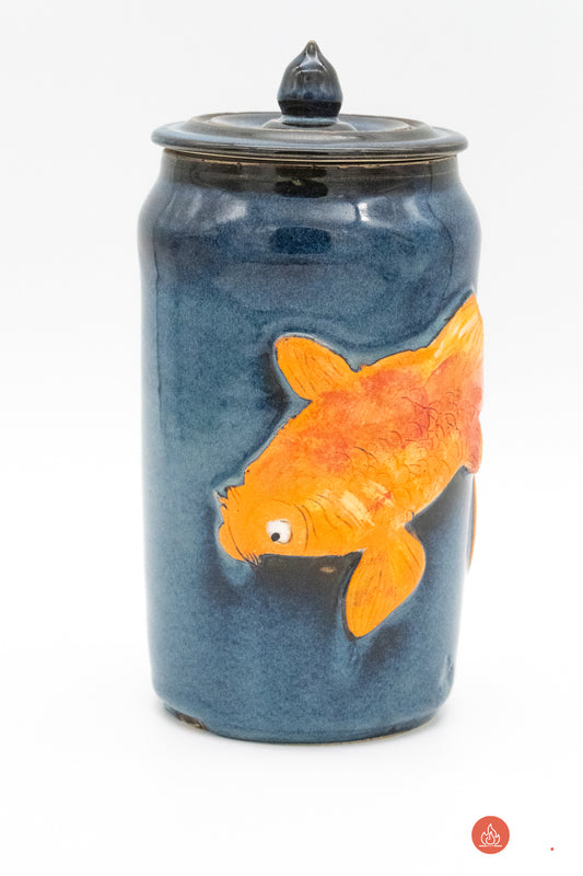 Tall Lidded Jar