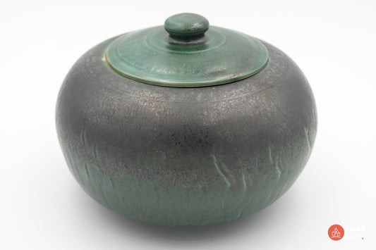 Jade Green Moon Jar