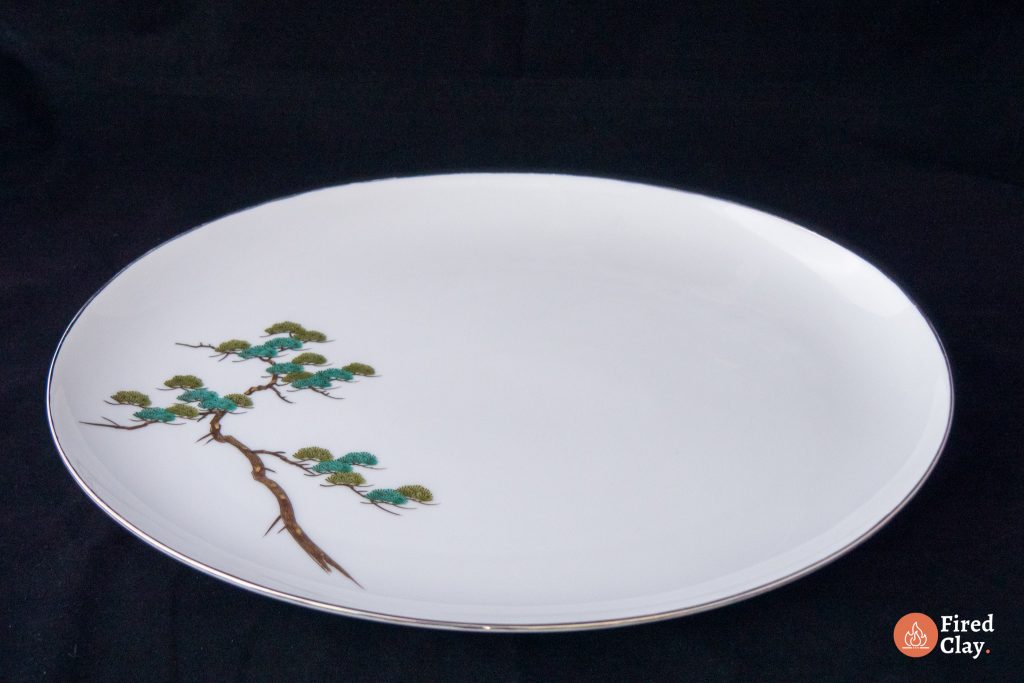 Large oval serving platter